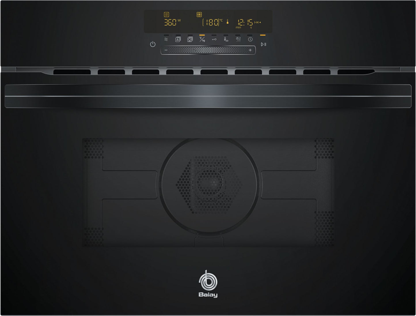 Microondas con grill Balay cristal negro 3CW5179N2