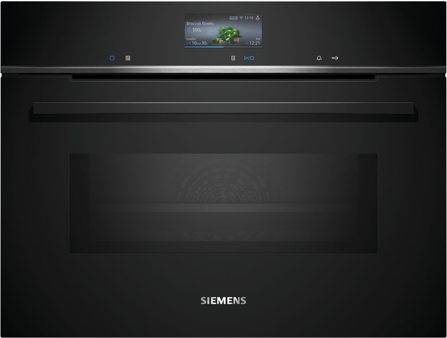 Horno compacto con microondas Siemens CM776GKB1