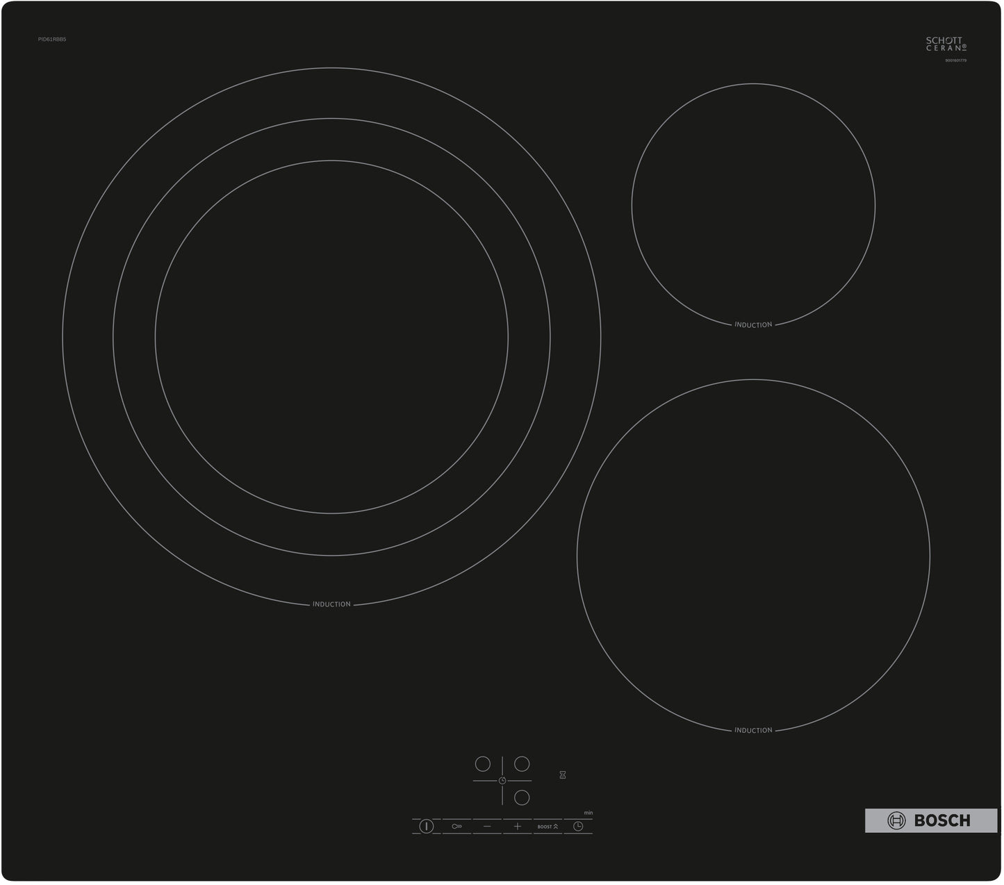 Placa de inducción Bosch Serie 4 PID61RBB5E
