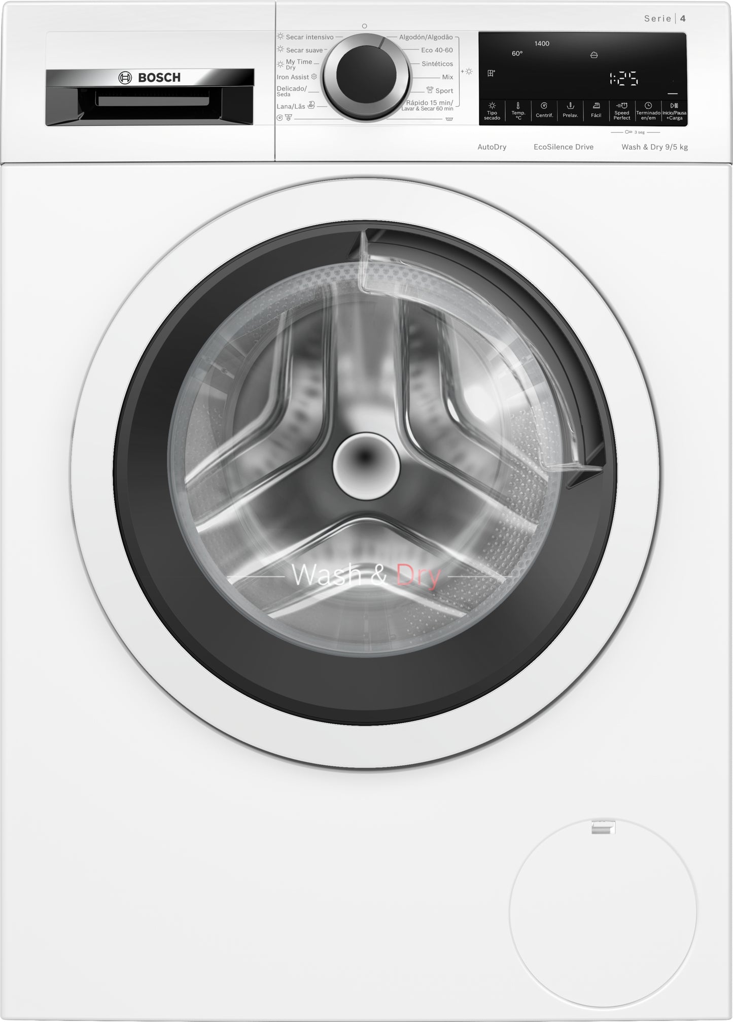 Lavadora - secadora Bosch Serie 4 WNA13401ES 9/5 kg 1400 RPM