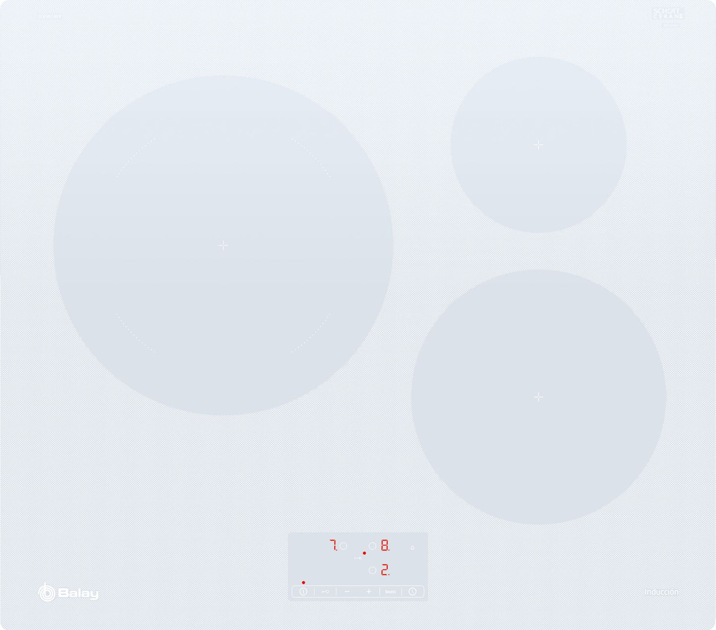 Placa de inducción Balay 3EB965WR