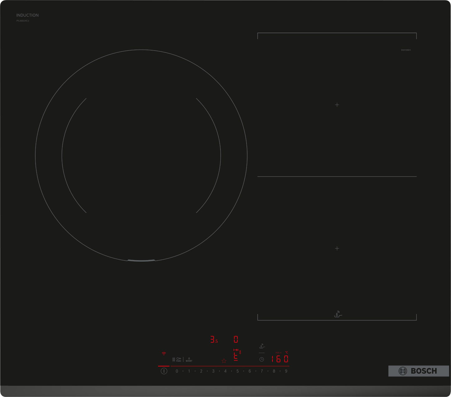 Placa de inducción Bosch Serie 6 PVJ631HC1E