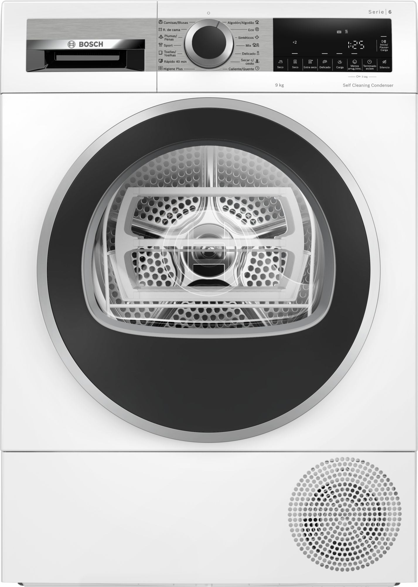 Secadora Bosch Serie 6 WQG245D1ES 9 Kg con bomba de calor