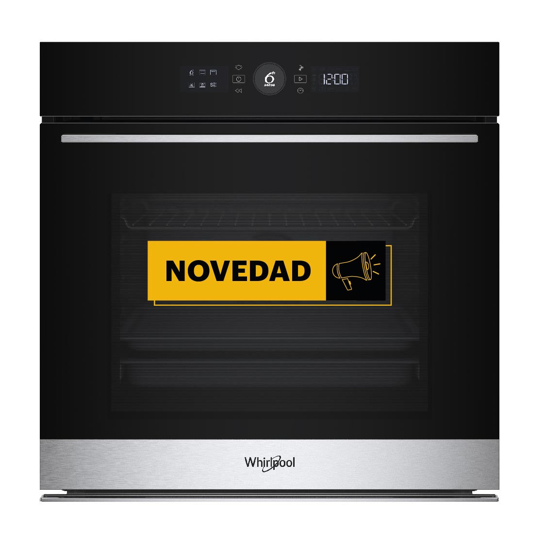 Horno Whirlpool Pirolítico + Hidrolítico 73L Inox WOI5S8PM1SXA
