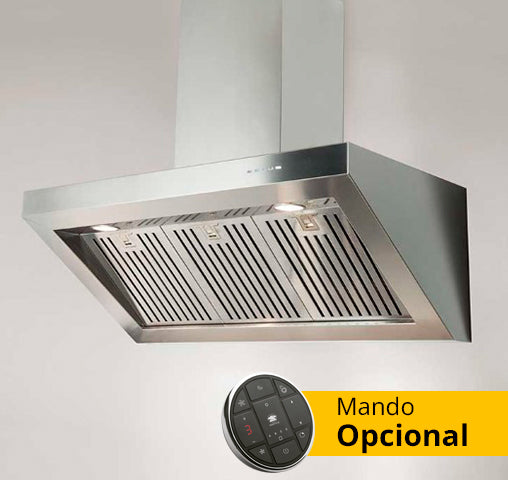 Campana Decorativa T-Invertida 90cm Inox Whirlpool PROFESSIONALA190IX