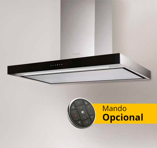 Campana Decorativa T-Invertida 60cm Inox Whirlpool PEARL60IX