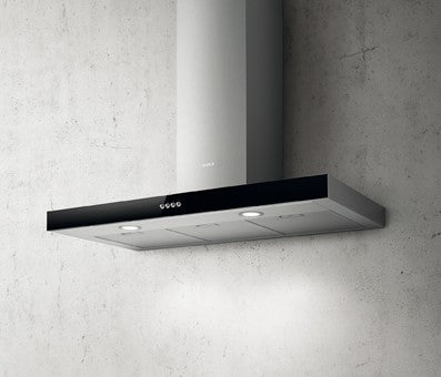 Campana decorativa 90cm inox+negra Whirlpool JOYEABLIXA90