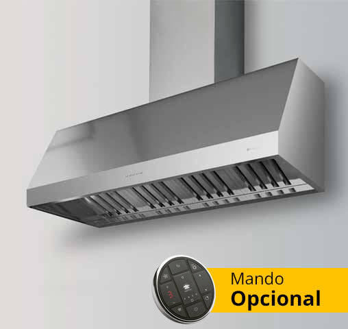 Campana Decorativa T-Invertida 90cm Inox Whirlpool PROFESSIONALB190IX