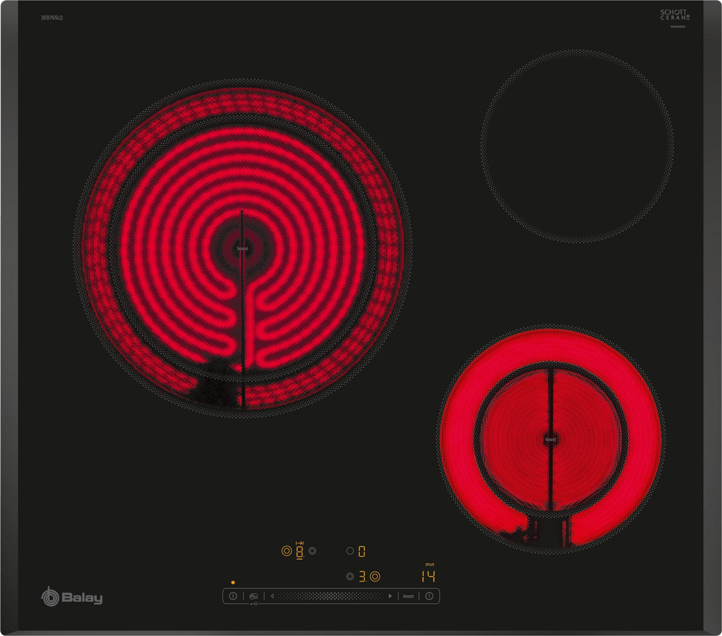 Placa vitrocerámica Balay 3EB765LQ