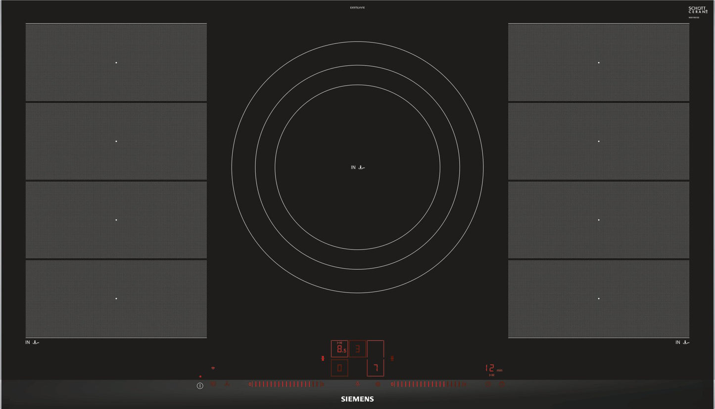 Placa de induccion Siemens 90 cm EX975LVV1E