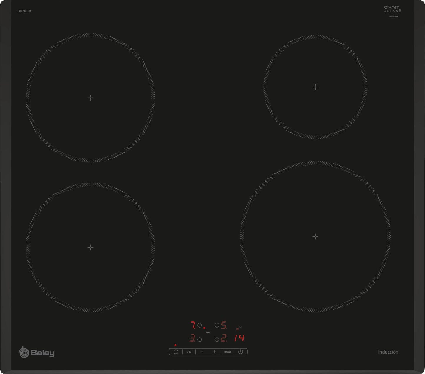Placa de inducción Balay 3EB961LR
