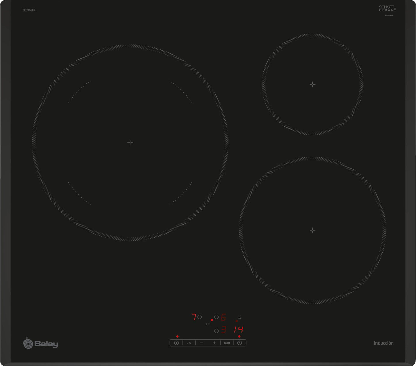 Placa de inducción Balay 3EB965LR