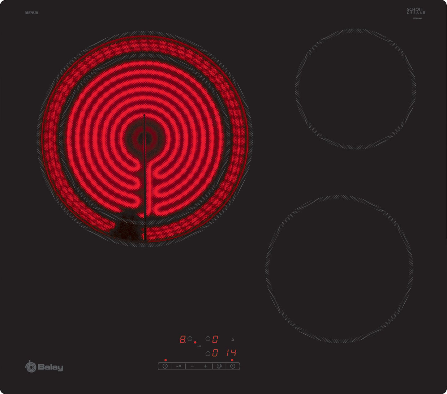 Placa vitrocerámica Balay 3EB715ER