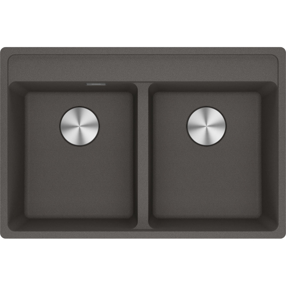 Fregadero Franke dos cubetas Maris MRG 620-35-35 TL Gris pizarra