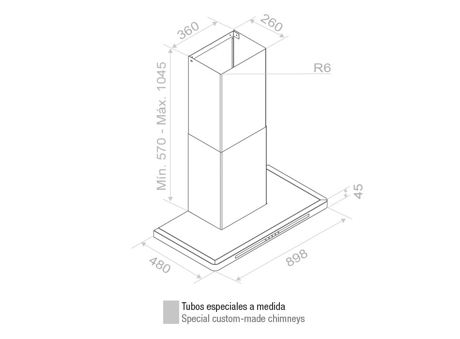 Campana de pared Pando P-827
