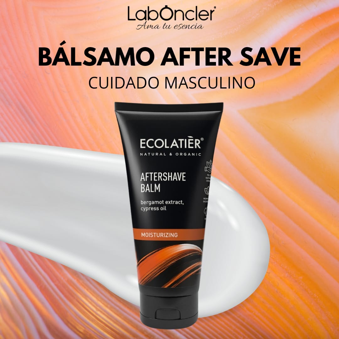 BÁLSAMO HIDRATANTE AFTERSHAVE ECOLATIER 100 ML.