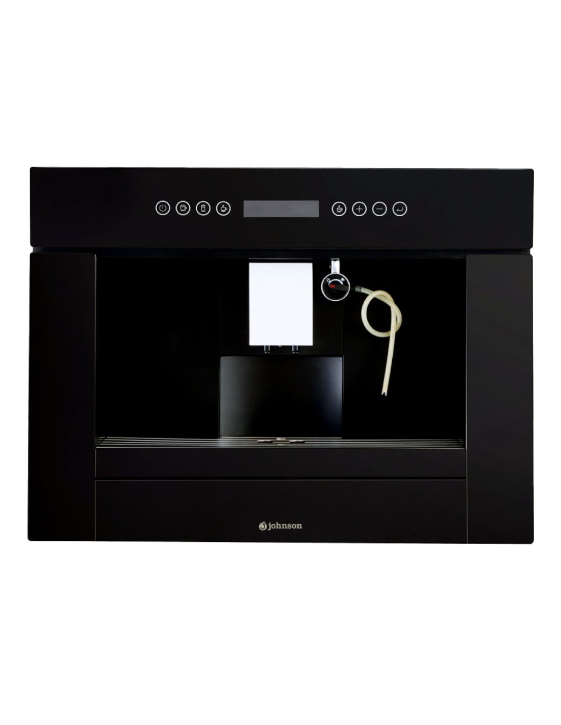 Cafetera integrable Johnson 45 cm cristal negro