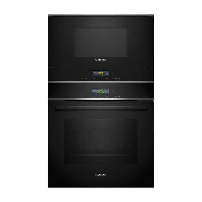Conjunto horno pirolítico + microondas Siemens iQ700 HB734G1B1 + microondas