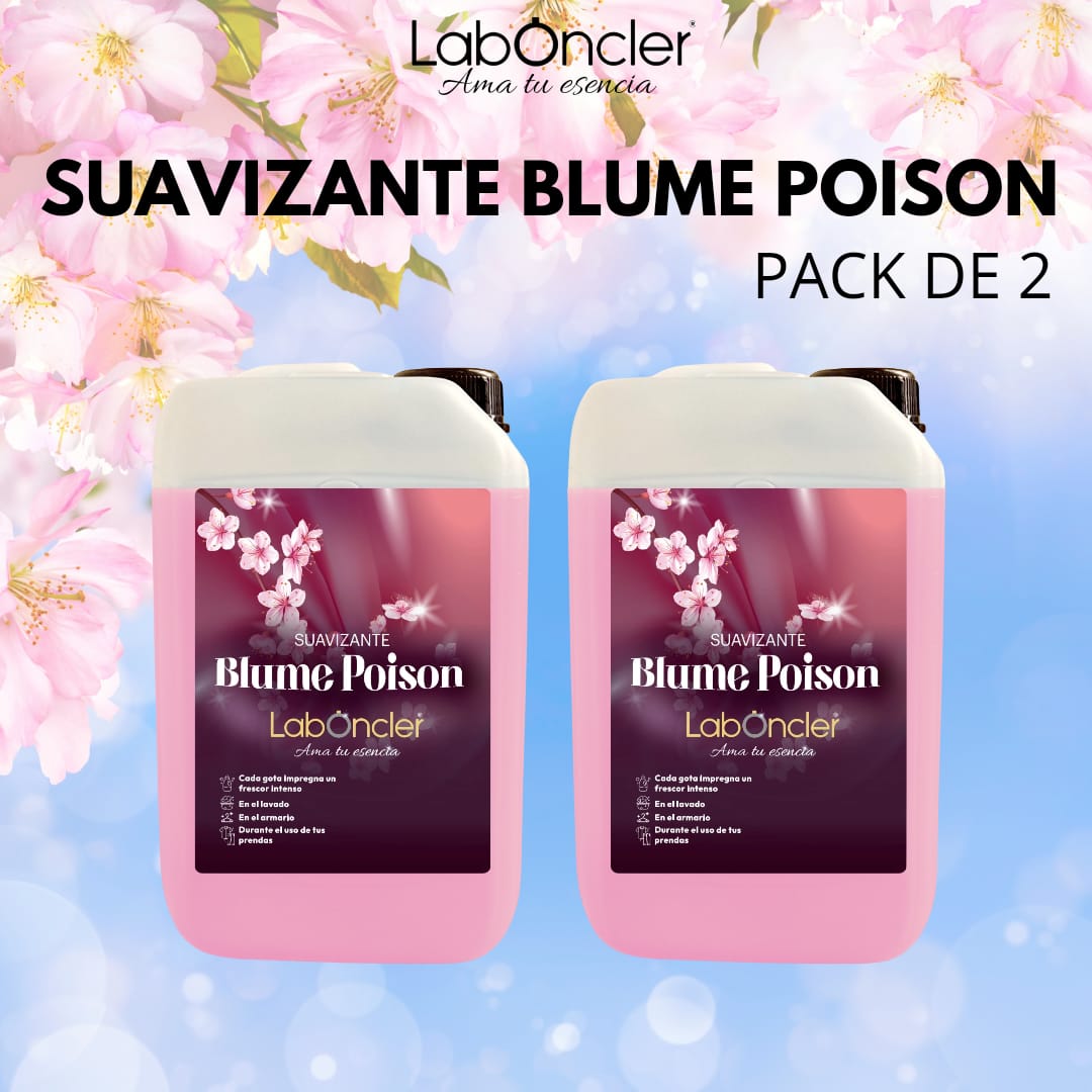 PACK DOBLE SUAVIZANTE BLUME POISON LABONCLER 2x3L.