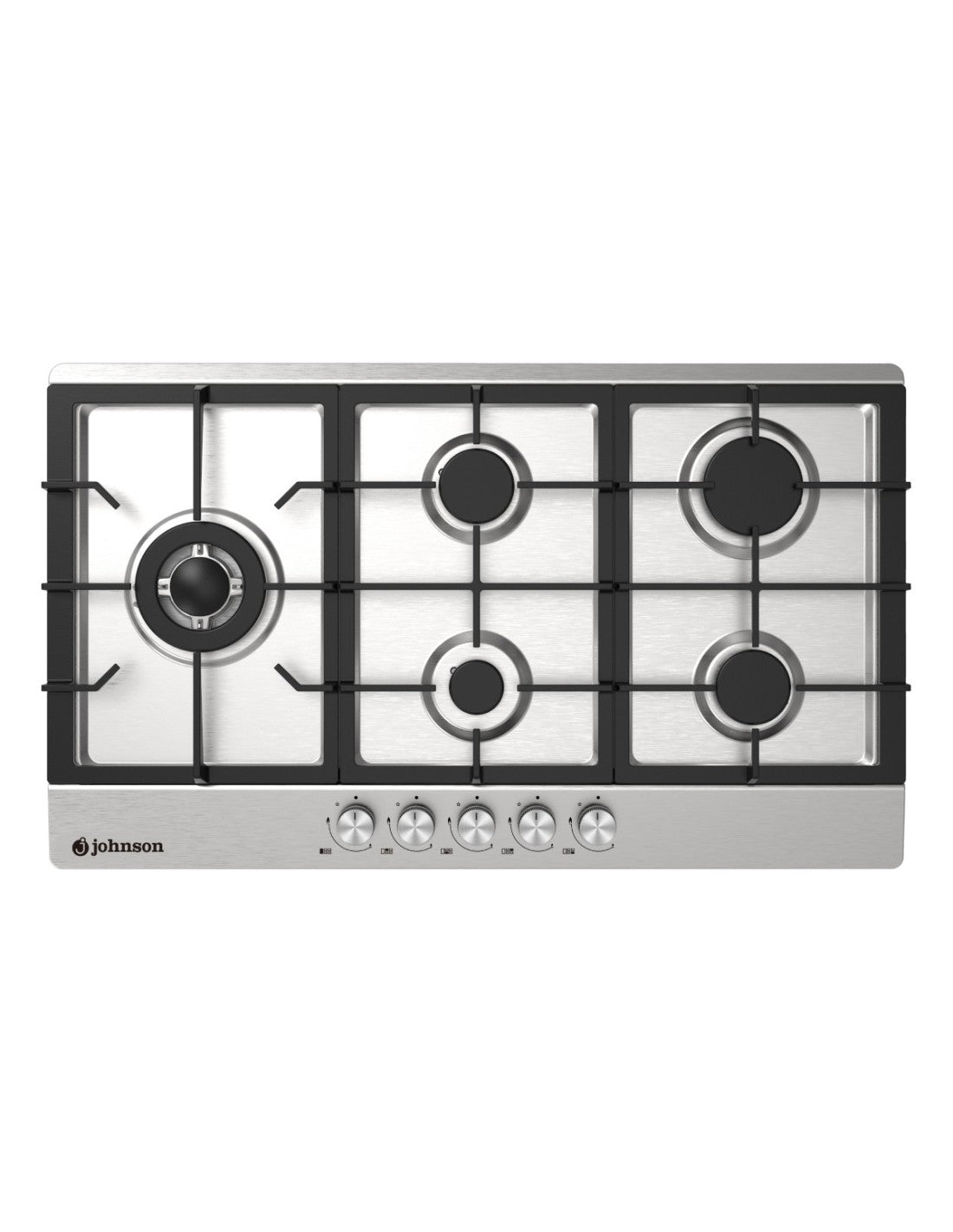 Placa de gas Johnson 90 cm 5 zonas Acero JAMA590BX