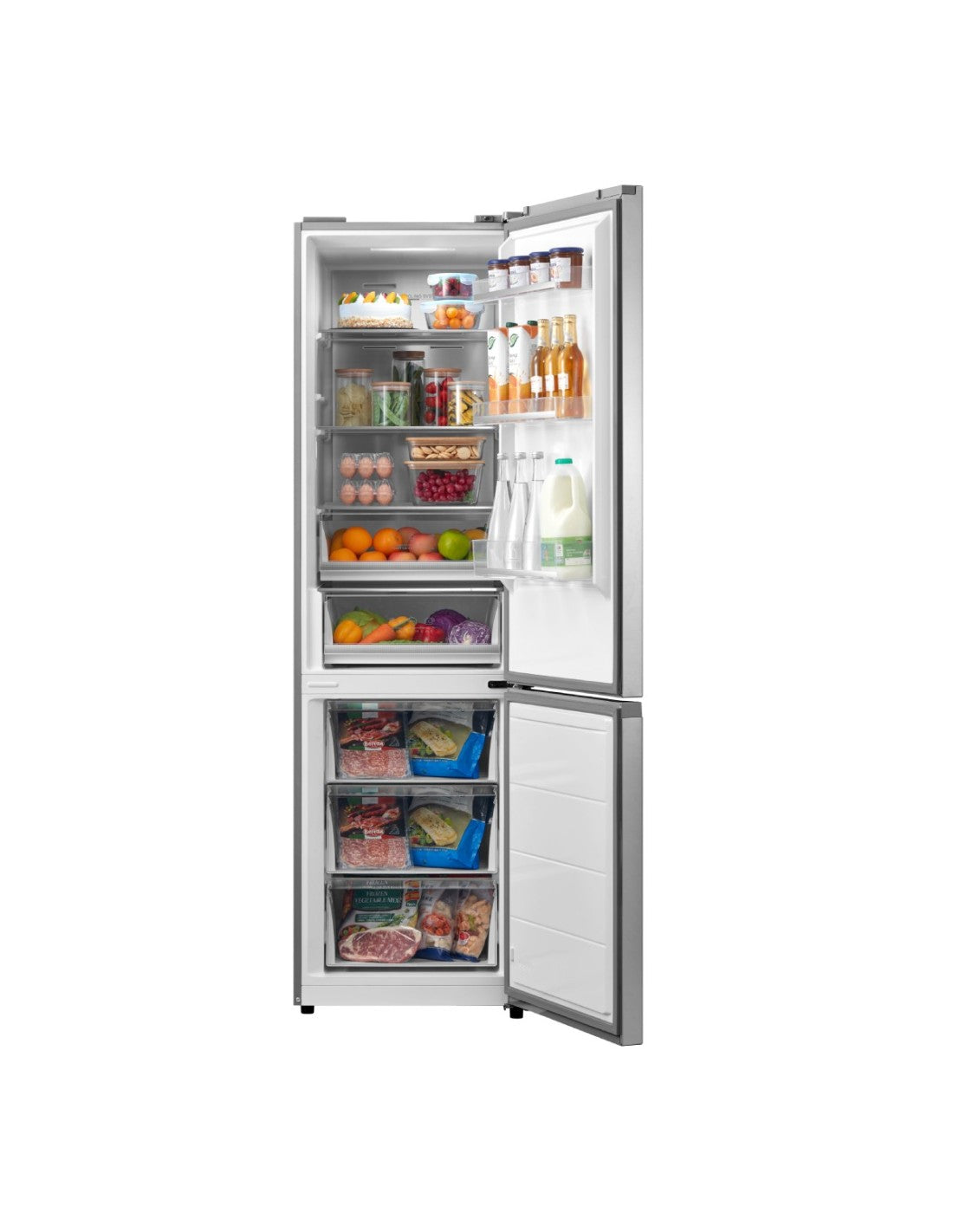 Frigorífico combi Johnson 185x60 cm E Inox JRC185EN2X