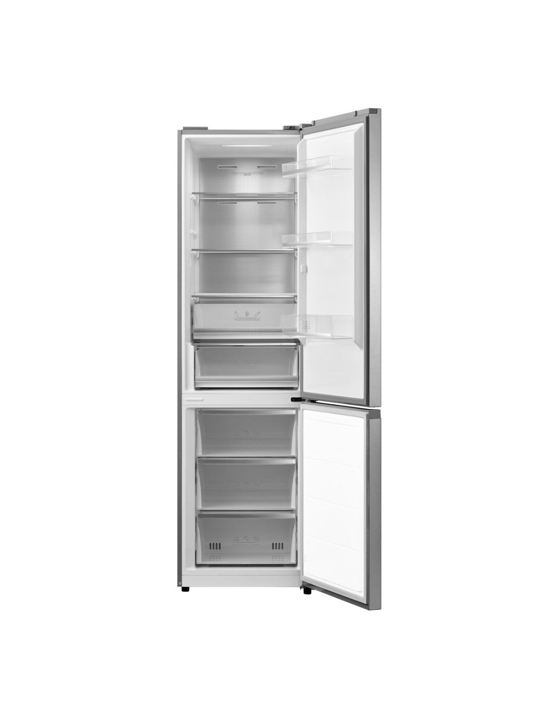 Frigorífico combi Johnson 201x60 cm A Inox JRC200AN2X