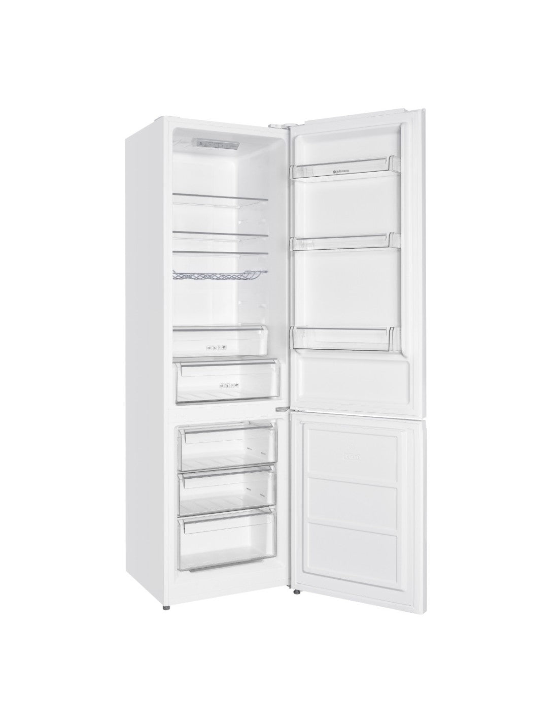 Frigorífico combi Johnson 201x60 cm E Blanco JRC200ENW