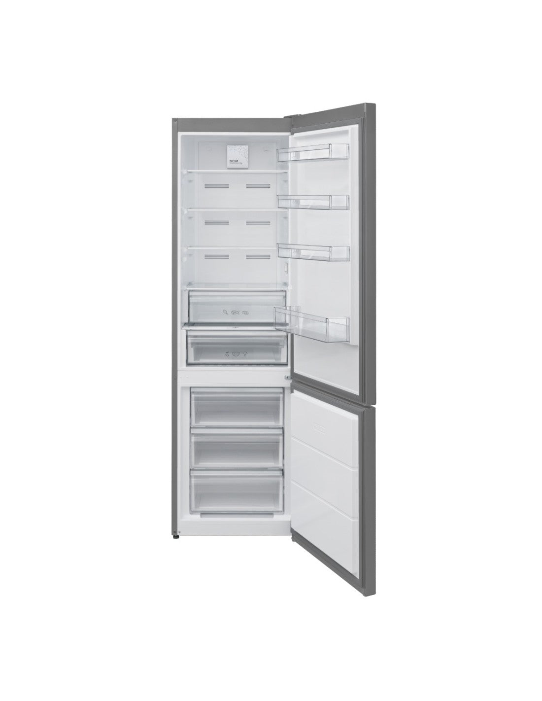 Frigorífico combi Johnson 201x60 cm E Inox Look JRC201EMX