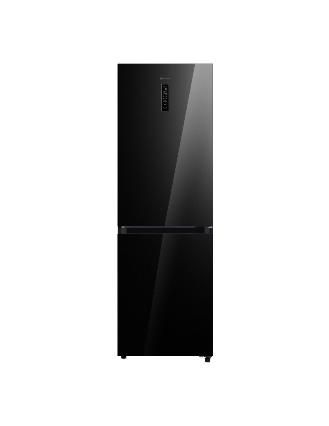 Frigorífico combi Johnson 202x60 cm E Cristal Negro JRC201EN2GN