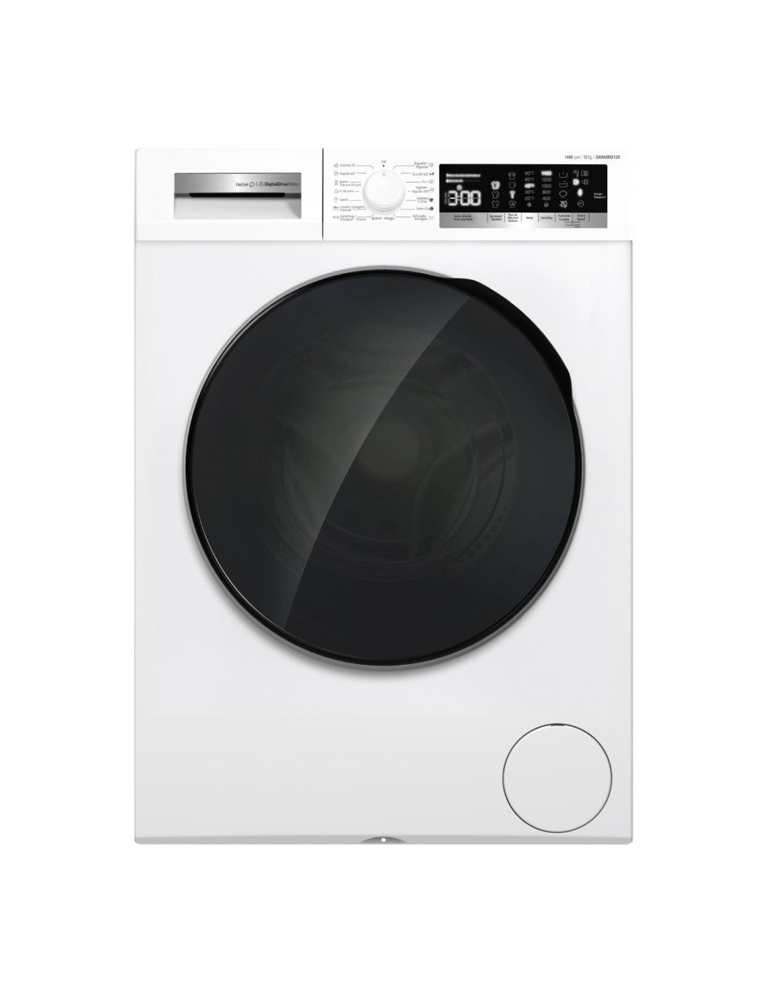 Lavadora Johnson 12 kg 1400 RPM Clase A inverter DANUBIO120