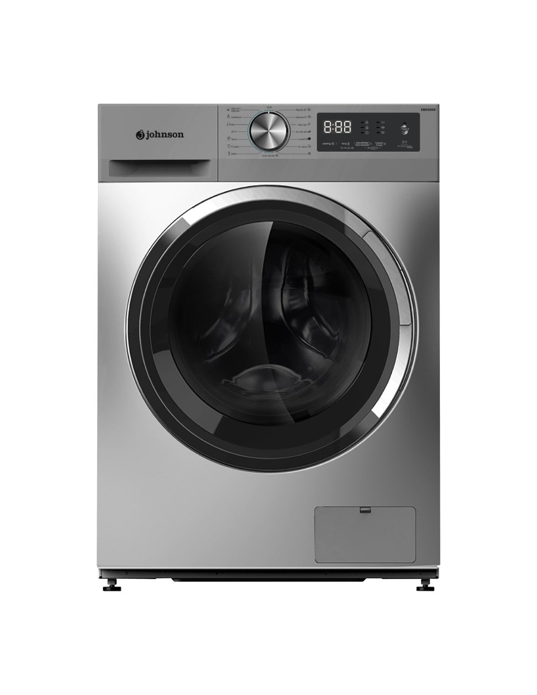 Lavadora Johnson 8 Kg 1400 RPM inverter EBRO80X