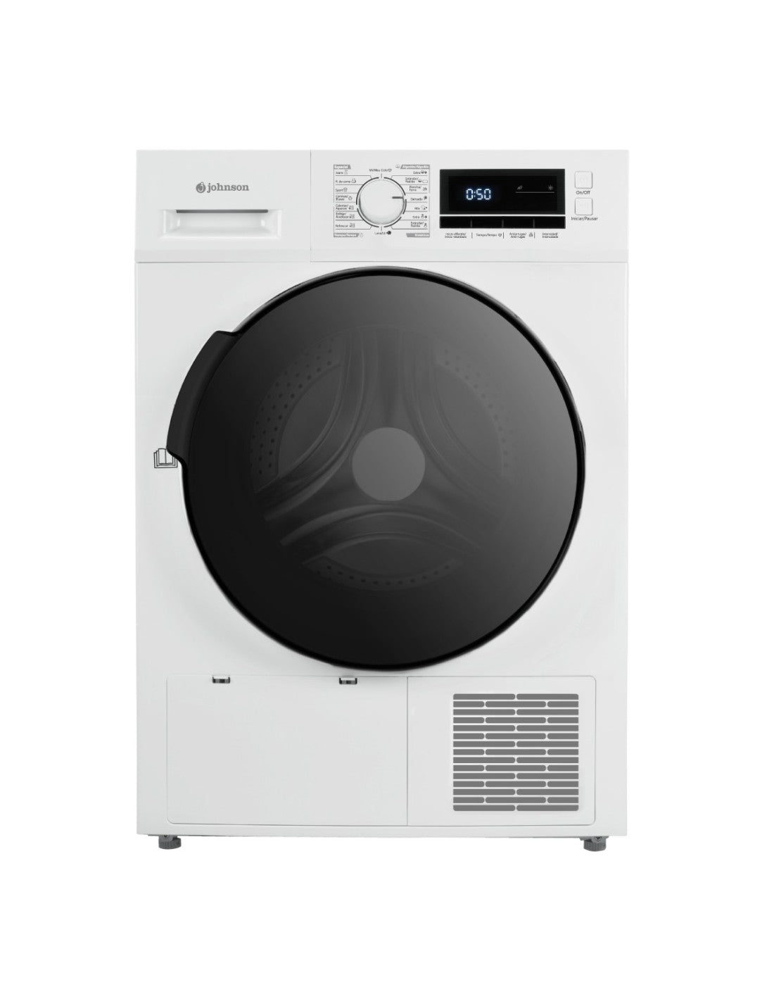 Secadora Johnson 8 Kg Bomba de calor JDRY8NE