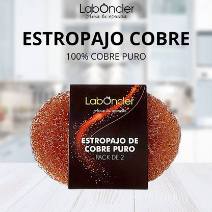 ESTROPAJO DE COBRE PURO LABONCLER