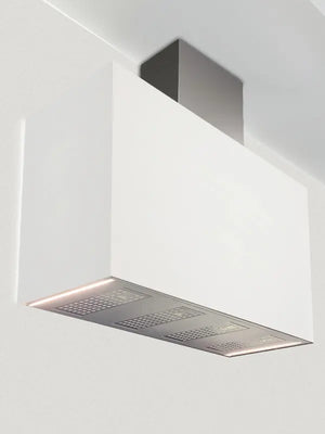 Campana decorativa de pared Pando modelo P-746 Inox + Dekton® Pando