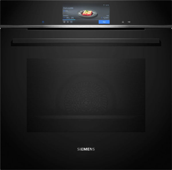 Siemens HB778G3B1 iQ700 Horno pirolítico 60 cm AirFry Cristal negro Clase A+ Siemens