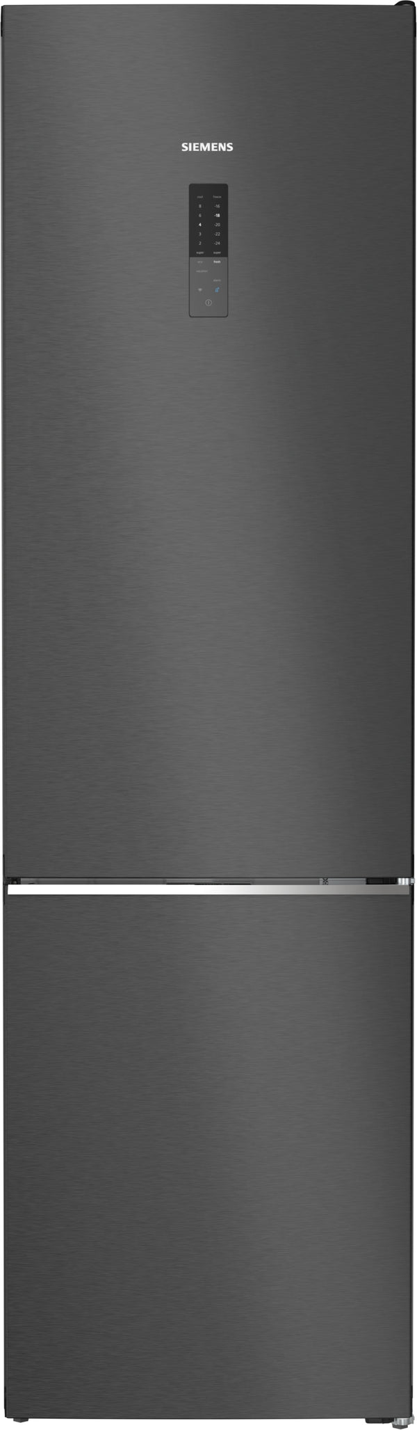 Siemens KG39NAXCF Frigorífico combi 203 x 60 cm NoFrost Acero negro Clase C