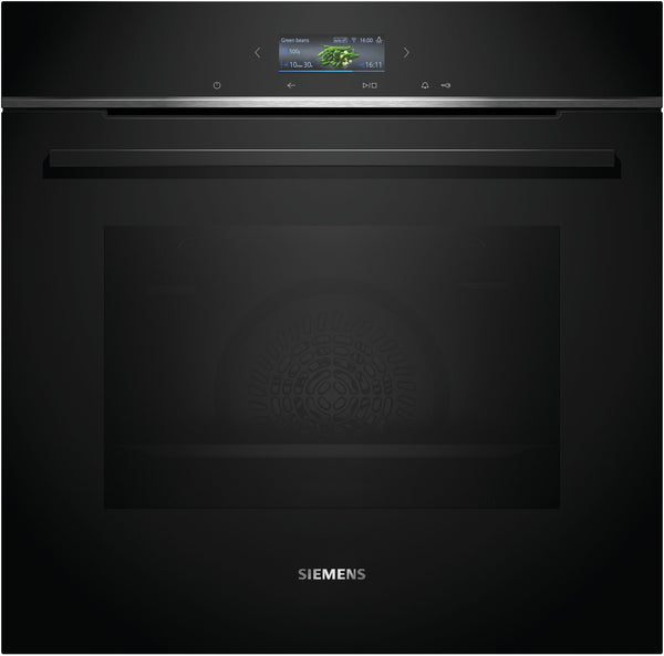 Siemens HB734G1B1 iQ700 Horno multifunción 60 cm AirFry Cristal negro Clase A+