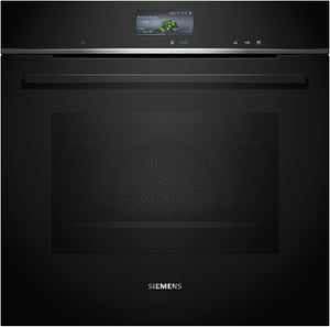 Siemens HS736G3B1 iQ700 Horno multifunción 100% vapor 60 cm AirFry Cristal negro Clase A+