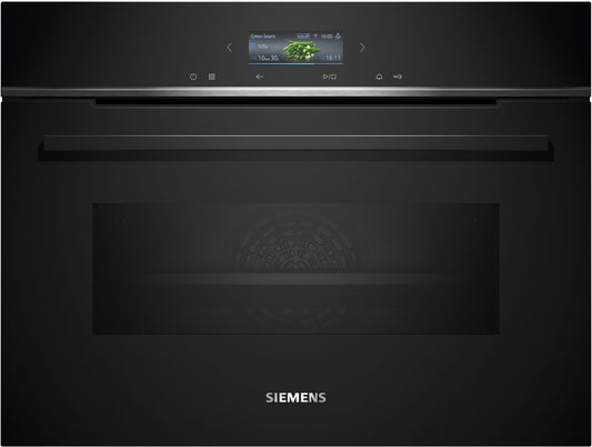 Horno compacto con microondas Siemens CM724G1B1