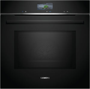 Siemens HM736GAB1 iQ700 Horno multifunción con microondas 60 cm AirFry Cristal negro Clase A+