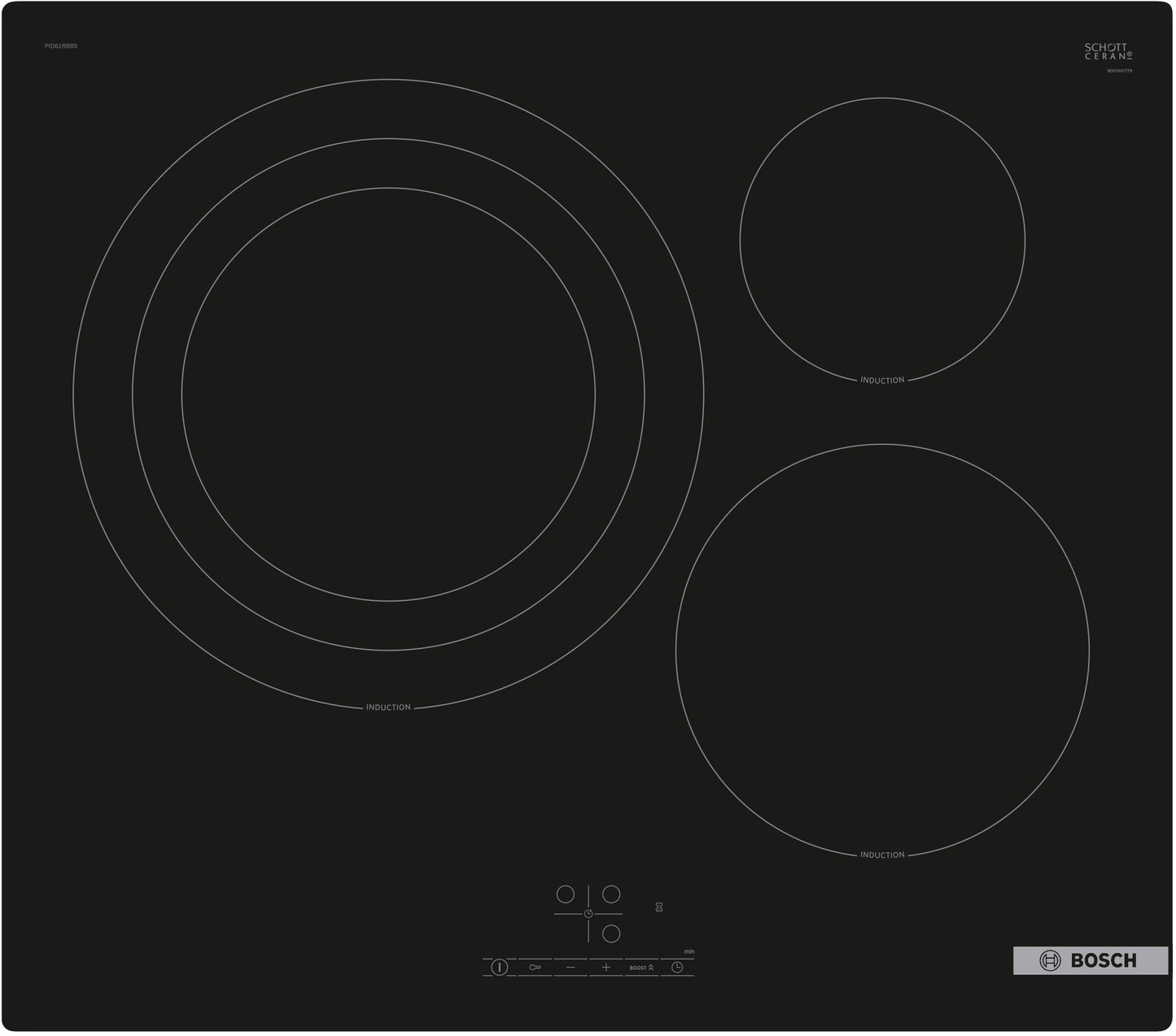 Placa de inducción 60 cm Bosch PID61RBB5E