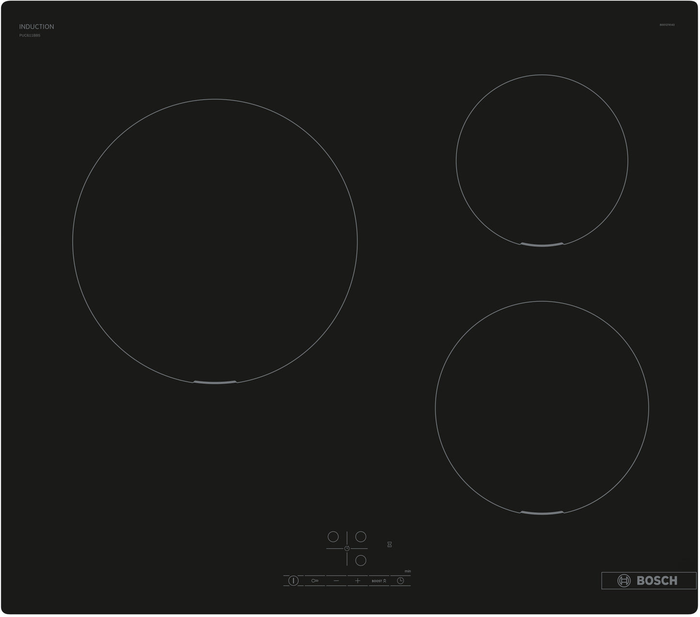 Placa de inducción 60 cm Bosch PUC611BB5E