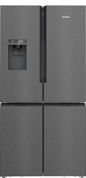 Siemens KF96DAXEA Frigorífico multipuerta 183 x 90,5 cm NoFrost Acero negro Clase E