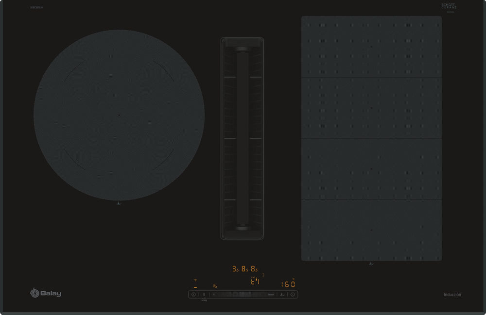 Placa con extractor integrado Balay 3EBC989LH