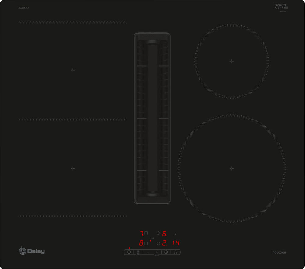 Placa con extractor integrado Balay 3EBC963ER