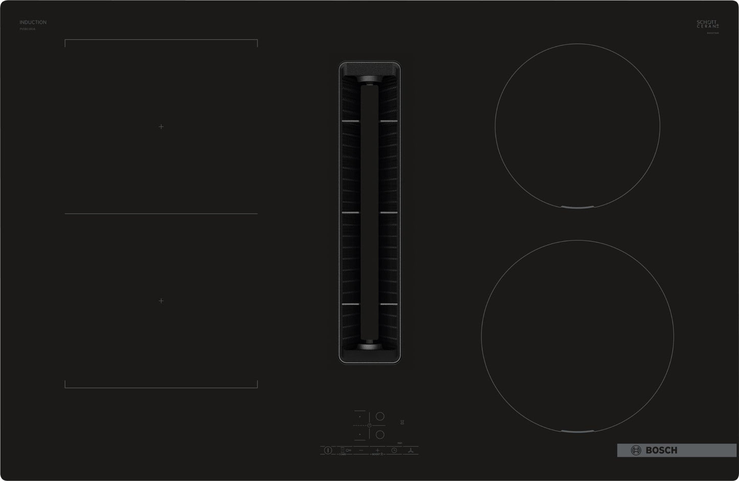 Placa de inducción con extracción Bosch PVS811B16E