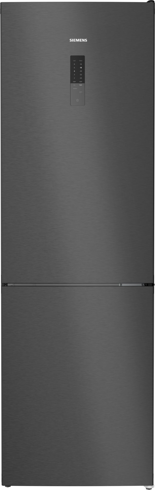 Siemens KG36NXXBF Frigorífico combi 186 x 60 cm NoFrost Acero negro Clase B