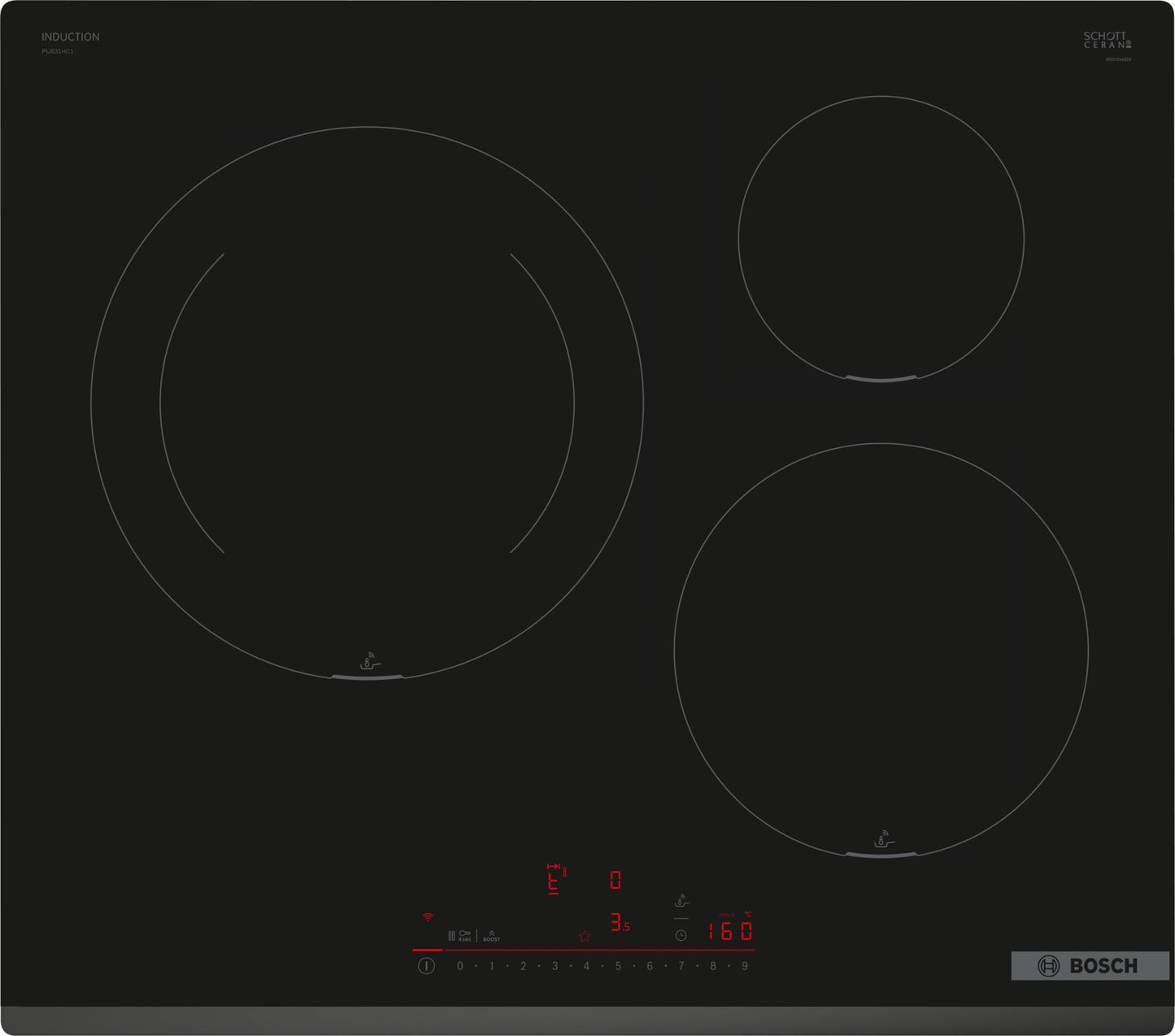 Placa de inducción 60 cm Bosch PIJ631HC1E