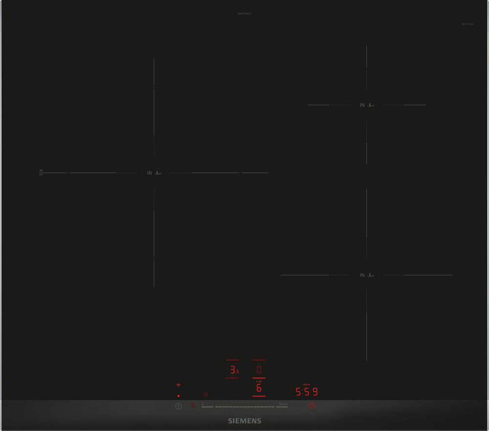 Siemens EH677HCC1E Placa de inducción 60 cm 3 Zonas