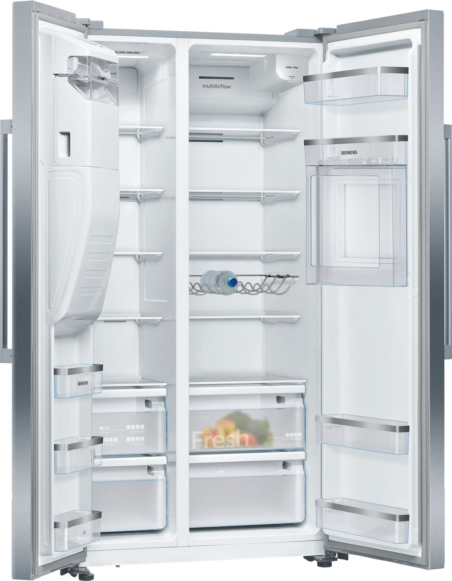 (NOVEDAD 2026) Frigorífico americano Siemens iQ500 KA93GAIDP 178,7 x 90,8 cm Acero antihuellas